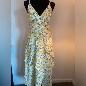 lemon-print summer dress size 2